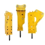 Light weight hydraulic rock breakers excavator use