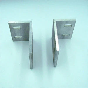 Lighter Weight Big Size Serrate L Shaped Right Angle Bracket For Building Facade Mounting