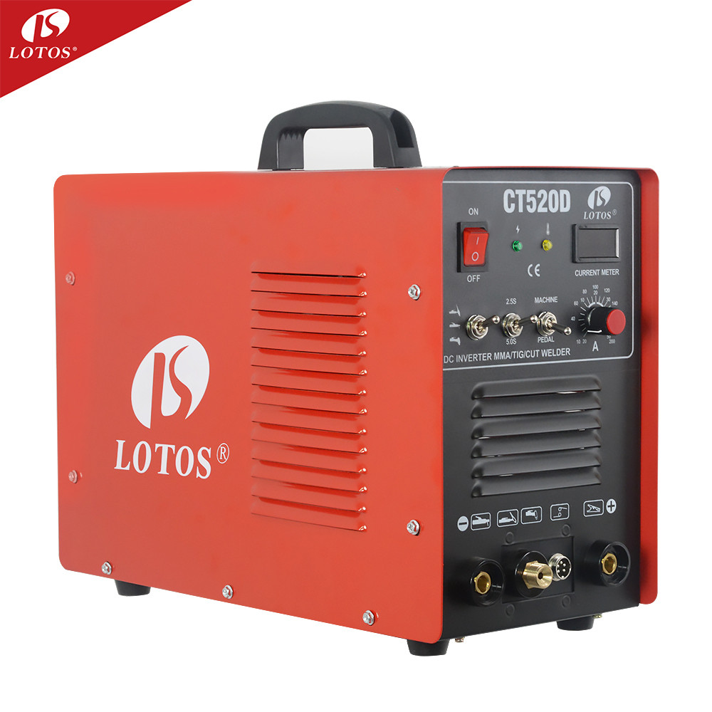 Lotos CT520D lgk 100 plasma cutter 100 amps igbt welder dc inverter portable 220v argon arc welding machine