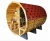 Import Low price wholesale barrel sauna cedar outdoor sauna room for sale from China