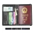 Import Low price wholesale standard size travel leather passport holder from China