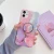 Import luxurious watercolor print IMD marble style tpu phone shelling for iphone 11 with accordion air cell phone stent from China