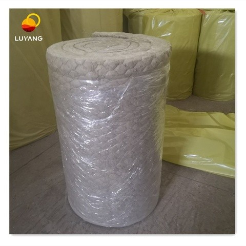 LUYANG hot sale soundproofing wire mesh thermal insulation rockwoo 80kgm3 rock wool blankets