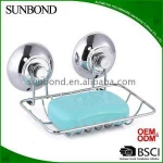 magnetic suction cup  rose gold metal iron wire soap drying rack soap dish holder
