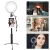 Import makeup 3200-5600K photography 64 led lamp 6 inch selfie portable flash camera ring light from China