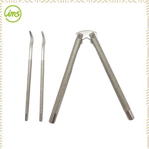 Manual Chrome Plated Wire  Nut Cracker And Pick Set