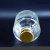 Import manufacture china 200ml round diffuser bottle glass with T- cork lid from China