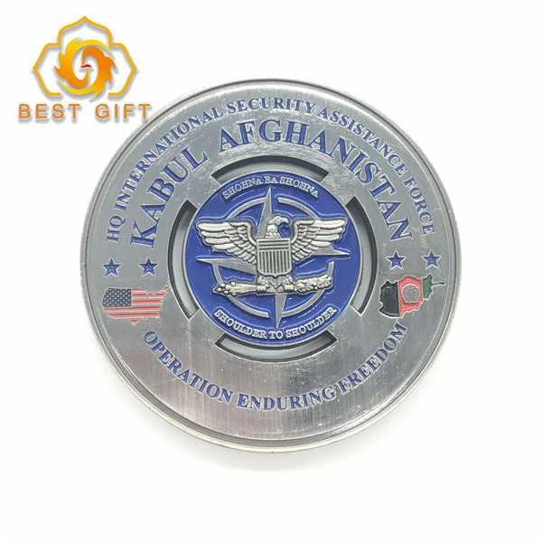 Manufacturer Custom Design Round Shape Enamel Souvenir Coin Medallion Custom Metal Coins