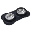 Manufacturer Custom Multicolor Multi Size Pet Stainless Steel Dog Food Bowl