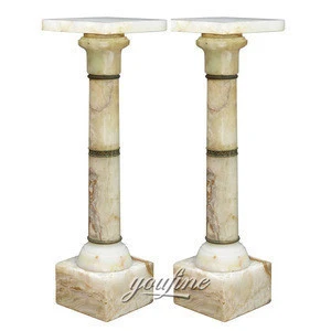 Marble Stone Roman Column Square Building Design Pillar