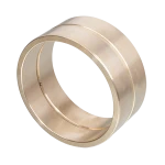 Material Grade ZCuZn25 500#SP Cast Bronze Self-Lubricating Guide Post Bushings