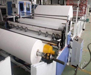 melt-spraying fabric rewinding cutting machine factory direct price China 2020