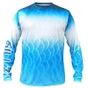 Men&#39;s Wholesale Custom Logo UPF 50+ Protection Outdoor Performance 100% Polyester Fishing Shirt