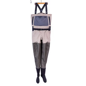 Mens Waterproof PVC Breathable Fly Fish Chest Waders