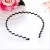 Import Mens Women Unisex Black Wavy Hair Accessories Sport Headband Hairband Hairpins from China