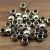 Import Metal beads 304 Stainless Steel Various Specs Beads Round Silver Color Hole from China