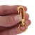 Import Metal Buckle Snap Hooks for Luggage Bag Vintage Bag Clasp DIY Lobster Clasp Sewing Key from China