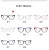 Import metal frame anti blue glasses eyeglasses frames optical glasses frames glasses optical from China
