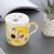 Import MG15 Promotion White Porcelain Copyrighted Ceramic Coffee Mug Tea Cup and Saucer Set from China