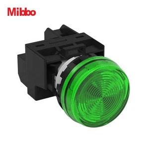 Mibbo High Quality Full Voltage Flush LED Pilot Indicator Light