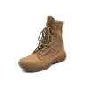 Micro fiber Upper Jungle boots Ykk Side Zipper Durable Outdoor military combat boots