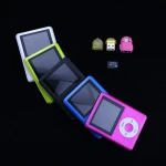 Mini Clip MP4 Player with LED Screen Support  TF/SD Card Slot Sports MP3 Music Player