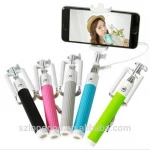 Mini Foldable Cable Wholesale Selfie Stick Wired Selfie Stick,Monopod Selfie-stick
