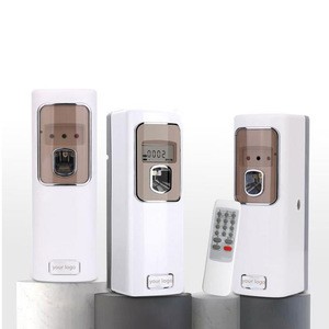 Mini led lcd digital battery charge auto electric timer hotel home toilet bathroom air freshener dispenser aerosol automatic