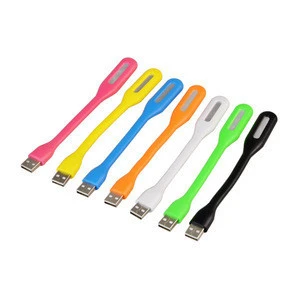 Mini USB Work Light Multi-color LED Flexible Read Book Light