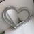 Import mirror crystal diamond decor heart console table from China