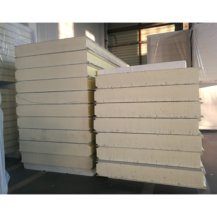 100mm pu insulated sandwich roof panel composite wall aluminum sheet