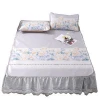 Model Type 19005 Printing Bed Skirt Ice Silk Cooling Mat/sleeping cooling cover/summer cooling bdding set