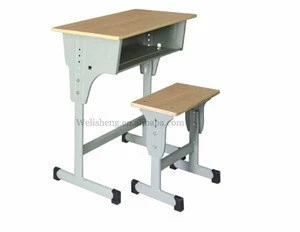 modern durable used adjustable school desk and chair school equipment