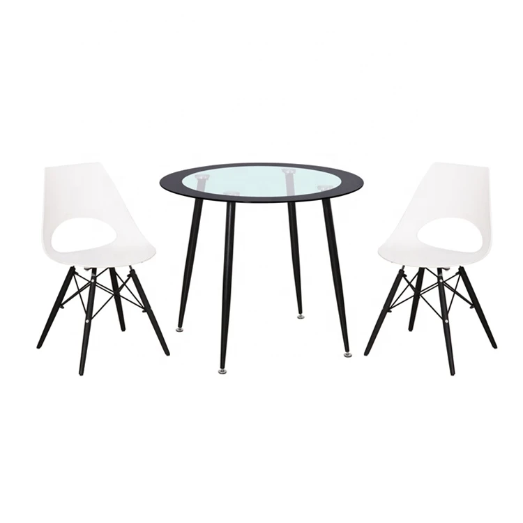 Modern Simple Design Classic Round Glass Leisure Dining Table on sale