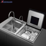 mouchang ultrasonic wash stainless steel dishwasher sink