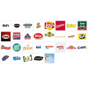Multi Brand Snacks: BiFi, Corny, Kiri, Pringles, Lays, Crunchips, Monte