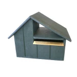 Multi color lovely house shaped outdoor wood letter box mailbox