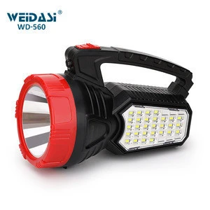 multifunction led light outdoor lighting searchlight with solar panel
