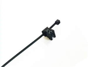 Muti-purpose nylon self-locking edge clip cable tie