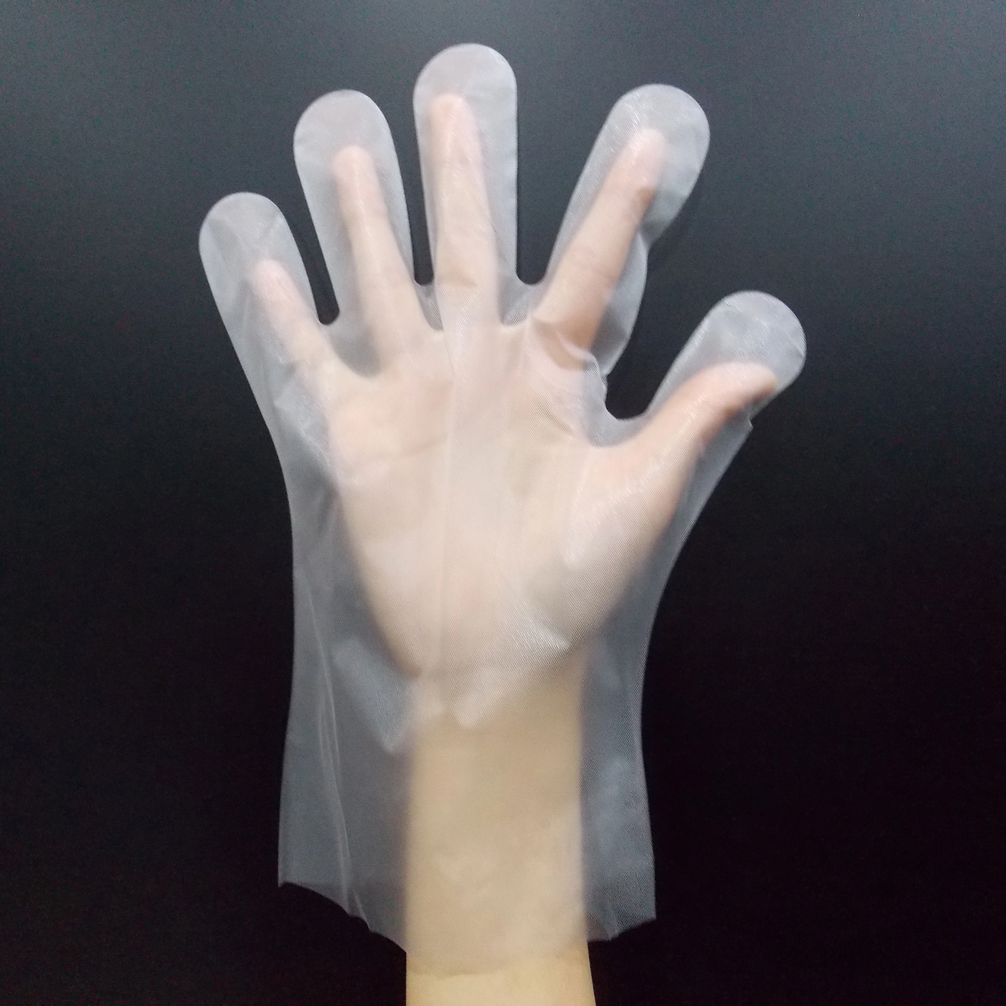 Natural Blue Disposable TPE Gloves food grade for Household Industry Use