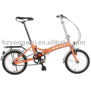 New 16 inch folding bicycle cheap price high quality mini foldable bicycle