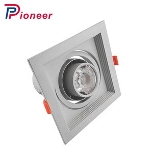 NEW AC85-265V 36w recessed square shape led grille lamp black ceiling grille light for fashionable stores