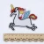 Import New arrival craft animal pattern chapter woven sew on label patches from China