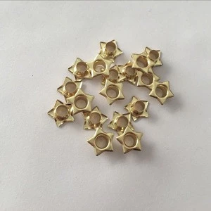 New Arrival Fashion shape Eyelets For Garment, Metal Gold Eyelets For Sale
