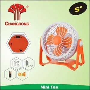 new battery charger table rechargeable mini fan with battery nepal/indian low price