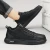 Import New breathable and waterproof mens shoes versatile black leather shoes mens sports and leisure board shoes from China