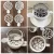 Import New design DIY cake decoration tools laser cutting PET  raw material cake stencil hotsell Creative Cake Bread Stencils from China