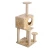Import New Design Luxurious OSB wooden assembled sisal cat tree cat scratching house from China