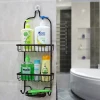 New Design Multi-function Shower Shelf Rack Stainless Steel Bathroom Shelves with Hook