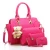 Import New fashion 4-piece suit PU women&#39;s handbag for ladies from China